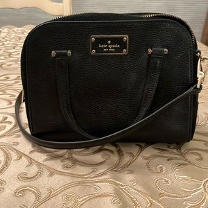 Kate Spade black handbag. Crossbody or satchel.